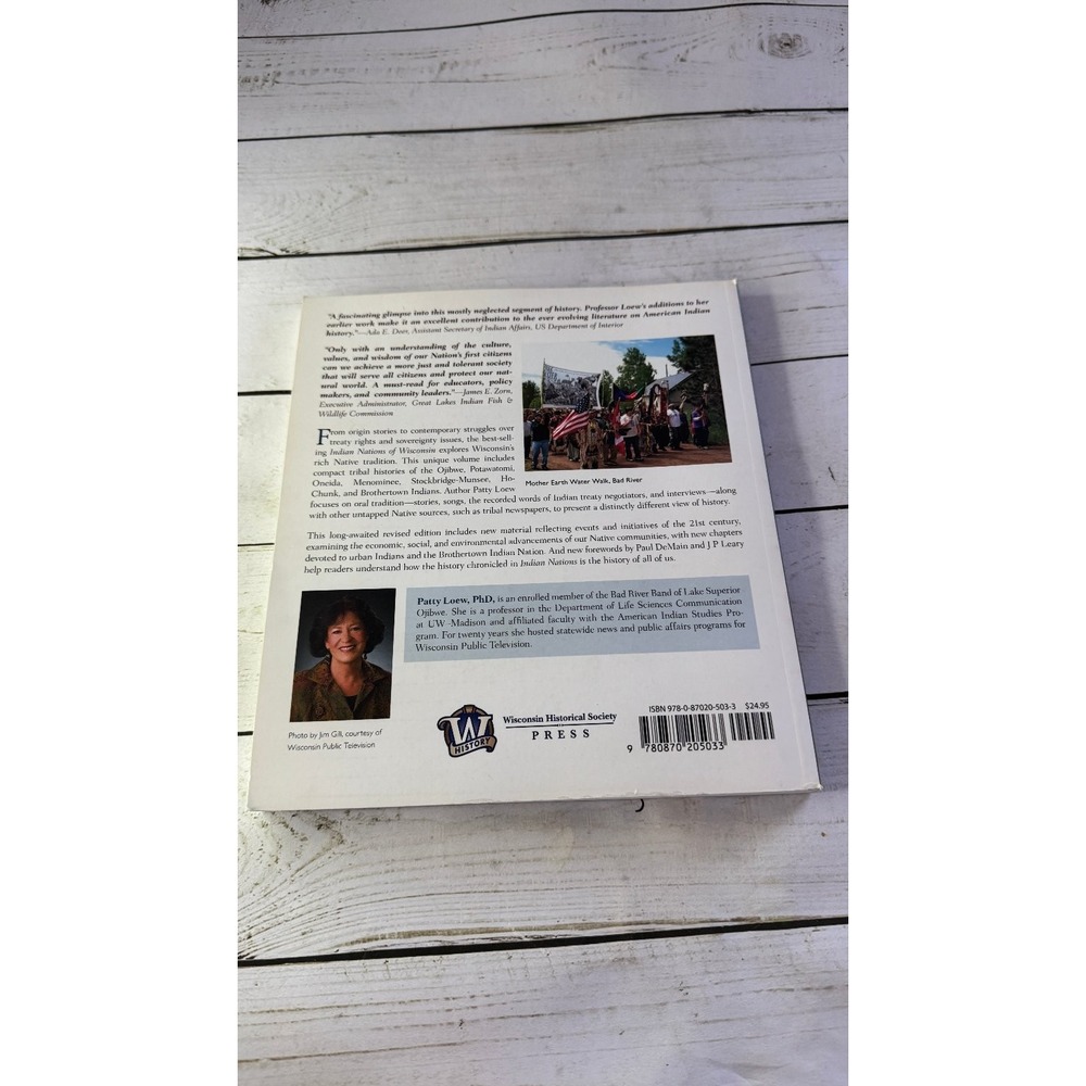 Indian Nations of Wisconsin Patty Loew 2013 Second Edition Native American - Picture 2 of 10
